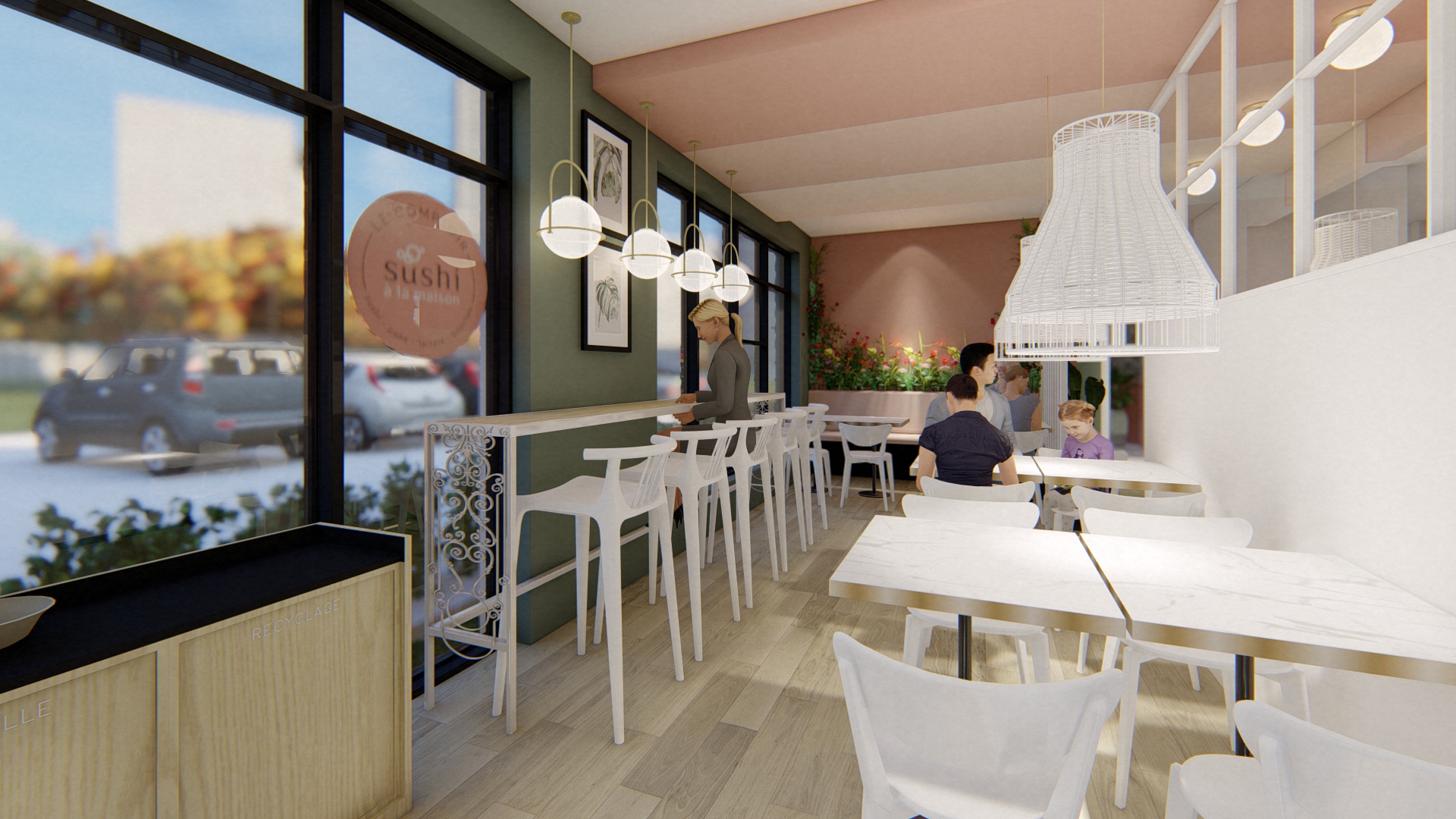 Comptoir Sushi à la maison