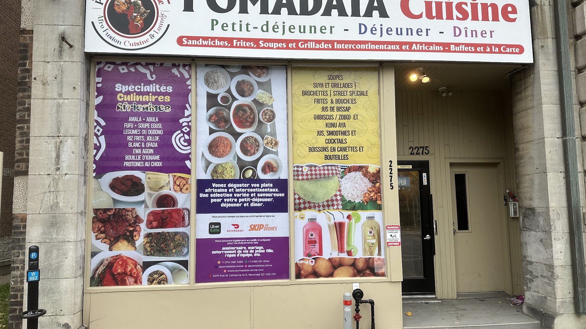 POMADATA Cuisine Afro Fusion & Lounge Montréal